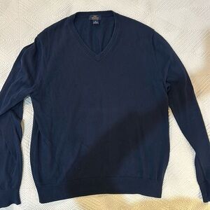 Brooks Brothers V-neck navy sweater